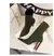 Novas meias botas moda simples para mulheres preto com toe saltos elásticos out - Flix Shop