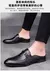 Mules masculinos de couro legítimo, primeira camada, moda verão, casual, inter na internet
