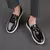 Itália sapatos casuais masculinos verão mocassins de couro sapatos de escritó na internet
