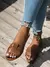 Designer novas sandálias sofisticadas de salto baixo chinelos sexy peep toe sap - Flix Shop
