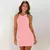 Verão novo vestido de festa clube roupas femininas sexy sem mangas tanque magro - Flix Shop