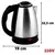 Chaleira Elétrica Aço inox 1.8L 1100w - Flix Shop