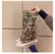 Primavera feminina graffiti botas de lona alta cabeça redonda médio - Flix Shop