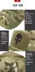Boné de beisebol camuflado malha respirável forças especiais tático camo chapéu crânio pato viseira chapéu - Flix Shop