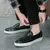 Itália sapatos casuais masculinos verão mocassins de couro sapatos de escritó - loja online