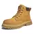 Bota de Tornozelo de Couro Alta