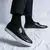 Itália sapatos casuais masculinos verão mocassins de couro sapatos de escritó