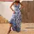 Vestido de alça havaiana para mulheres avançado com decote em v traseiro moda
