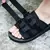 Chinelos de lona com gancho para homens e mulheres, sapatos casuais para casal, na internet