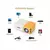 Brasil Mini projetor portátil home theater smart TV cinema 3D, capaz de reprodu