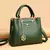 Bolsa tote feminina de couro macio, 3 camadas, grande capacidade, confortável, - loja online