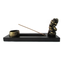 Incensário com Porta Vela Zen Ganesha 24cm na internet
