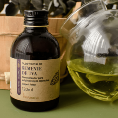 Óleo Vegetal Semente de Uva Via Aroma - 120ml - comprar online