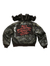 GRAFFITI BUNNY FUR BOMBER JACKET - comprar online