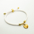 Pulseira Gravata Medalha Branca - comprar online