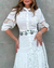 Vestido Midi Algodão Branco Pureza - comprar online