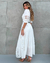 Vestido Midi Algodão Branco Pureza na internet