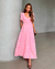 Vestido Midi de Laise Rosa Candy