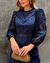 Vestido Midi Laise Marinho - comprar online