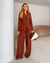 Conjunto Alfaiataria Marrom Mocha