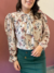 Blusa crepe de seda ML - comprar online