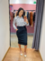 Saia secretaria c/ cinto - comprar online