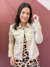 Jaqueta jeans bege - comprar online