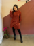 Vestido mousseline curto ML - comprar online