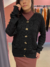 Cardigan plus trico botões na internet