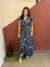 Vestido longo babado - comprar online