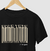 Camiseta Unissex - Código de Barras - loja online