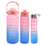 Botellas Motivacionales Degrade Set X3 Plástico Con Pico - tienda online