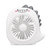 Ventilador Mini De Mesa Portátil 3 Velocidades Recargable