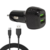 Cargador Para Auto Doble Entrada Usb Y Cable Usb A Micro Usb