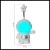 Lampara Noche Astrolamp Rgb Portalápiz Sacapuntas Usb