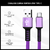 Imagen de Cable Cargador Usb-c Carga Rápida Datos 1 Metro 5.1a Mallado