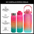 Botellas Motivacionales Degrade Set X3 Plástico Con Pico - Tuatienda Online