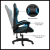 Silla Gamer De Escritorio Pc Ergonómica Reclinable Ecocuero - comprar online
