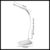 Lampara Velador Touch Luz Led Ajustable 3 Niveles Recargable en internet