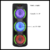 Imagen de Parlante Portátil Bluetooth 3x8 Led Rgb Micrófono Sd Usb Aux