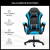 Silla Gamer De Escritorio Pc Ergonómica Reclinable Ecocuero - Tuatienda Online