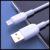 Cable Usb Conector Ip De Datos Y Carga Rápida 1 Metro 5.1a