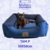 Caminha Pet Luxo Suede - Azul Escuro - loja online