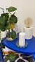 Vela + porta vela flor