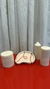 Vela + porta vela organic red - comprar online