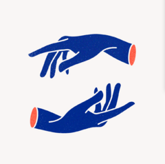 Manos entrelazadas - comprar online