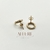 Brinco Círculo (P) Banhado a Ouro 18K - Allure