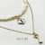 Kit Colares Chave e Cadeado Banhado a Ouro 18K - comprar online