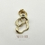 Brinco Orgânico Banhado a Ouro 18K - Allure