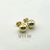 Brinco Bola Grande Banhado a Ouro 18K - Allure